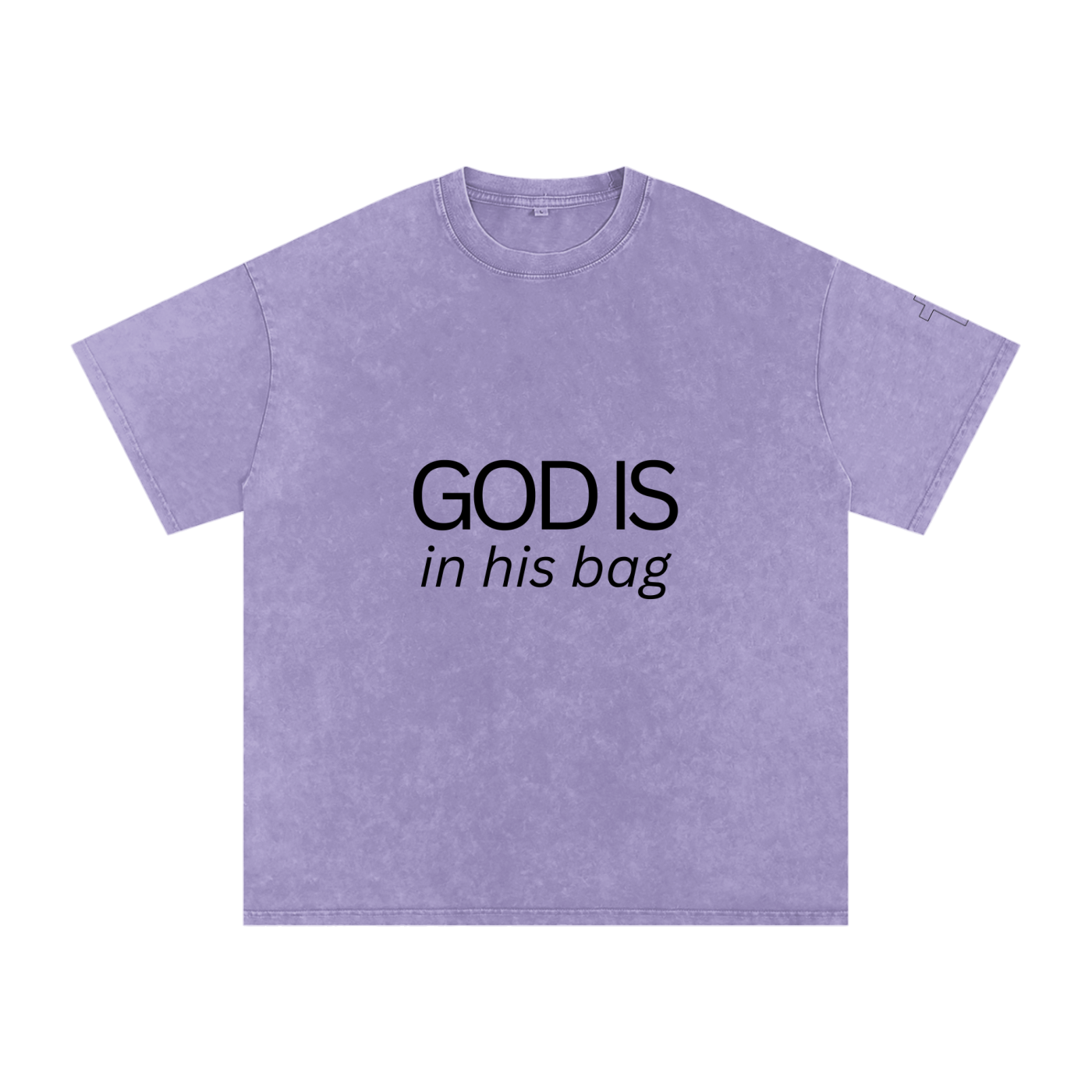 God Is In His Bag Oversized Shirt